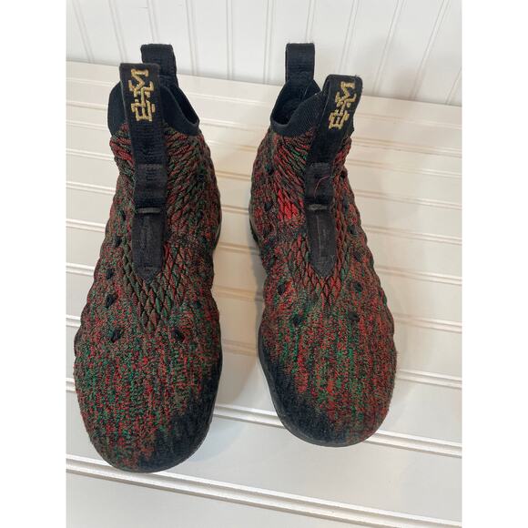 Nike LeBron 15 High BHM Flyknit Lightweight Sports Running Men’s Size 5.5 - Picture 3 of 7